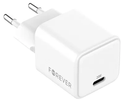 Zdjęcie produktu dla Forever Ładowarka Sieciowa Gan Pd Tc-08-20C 1X Usb-C 20W Biała