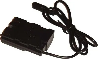Produktbild von vhbw DC Kuppler Netzadapter kompatibel mit Canon LP-E6 Akku