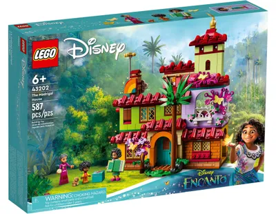Image de LEGO 43202 Disney La maison des Madrigaux, Encanto, jouet à construire en Encanto, maison de poupées avec 2 mini-poupées, 1 micro-poupées et des animaux, cadeau pour les enfants