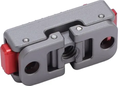 Image de PUSOKEI Plaque à dégagement rapide, base de montage d'appareil photo en métal avec filetage de vis 1/4 de pouce et 2 connecteurs pour trépied - selfie - bâton - photographie de voiture