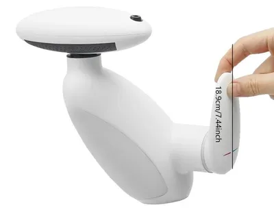 Productafbeelding van Wasbakarmatuur, temperatuurindicator, 360° draaibare douchekop, WIT