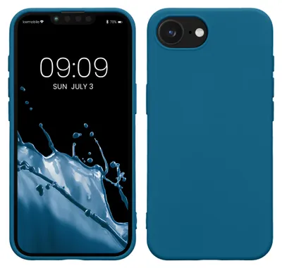 Produktbild von kwmobile Hülle kompatibel mit Apple iPhone 17e / iPhone 16e Hülle - gummierte TPU Silikon Handyhülle - Schutzhülle für kabelloses Laden - Case in
