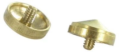 Produktbild von Abdeckkappe Kegelförmig Messing 20 Abdeckkappe M3 gewinde 60
