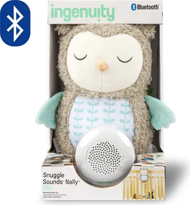 Obrázek produktu pro INGENUITY Mazlíček plyšový hudební sova Nally™ s bluetooth 0m+