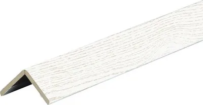 Produktbild von Winkelleiste Esche weiß 2600 x 28 x 28 mm