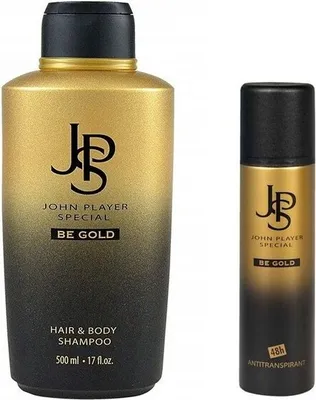 Produktbild von John Player Special GOLD Hair & Body Shampoo 500 ml + Deo Spray 150 ml