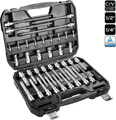 Image de NEO TOOLS Embouts Torx 1/2", set de 38 pcs.