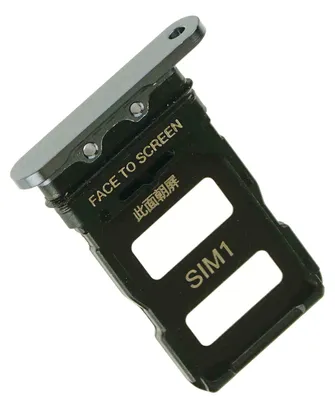 Produktbild von Xiaomi Mi 11 Sim Karten Halter Tray Fach (Midnight Grey), Grau