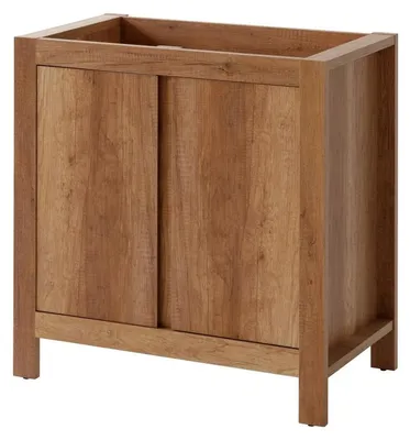 Immagine prodotto di Mobile sottolavabo KALUNA 80 cm – Color noce – Stile rustico da appoggio