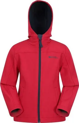 Produktbild von Mountain Warehouse - "Exodus" Softshelljacke Wasserbeständig für Kinder MW177 (140) (Rot)