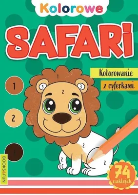 Produktbild von Safari Kolorowanie z Cyferkami