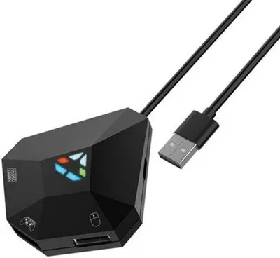 Image de Adaptateur pour clavier et souris - Pour consoles PS4/PS3/Xbox 360/Xbox One - Noir