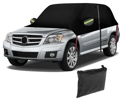 Zdjęcie produktu dla Półgaraż 420D Oxford do samochodów Mercedes Benz GLK (2009-2015), wodoodporny, zapewniający ochronę w każdych warunkach pogodowych