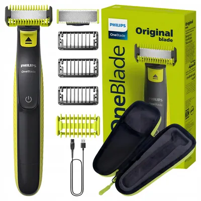 Produktbild von Philips OneBlade QP2824/10 – Rasierer und Trimmer – 2 Klingen – mit Reiseetui