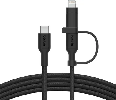 Image de Belkin BoostCharge Pro USB Kabel USB 2.0 1,5 m USB C USB C/Lightning Schwarz