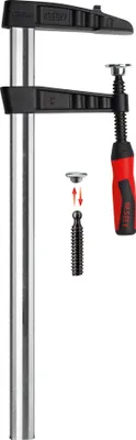 Produktbild von Schraubzwinge TGK100-2K (schwarz/rot, 1000 / 120)