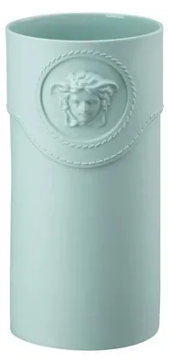 Immagine prodotto di Vaso "La Medusa" della collezione Versace by Rosenthal, colore verde, altezza 24 cm