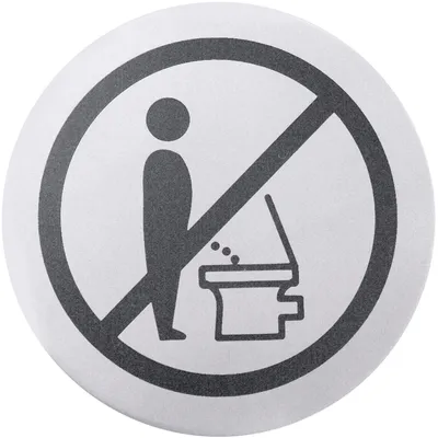 Productafbeelding van Toiletdeursymbolen, alstublieft plaatsen