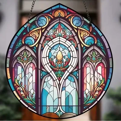 Produktbild von Sonnenfänger Gothic/Typ6 – Farbenspiel für Ihr Fenster KP31638