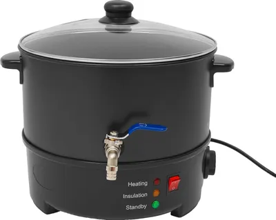 Immagine prodotto di Pentola per la fusione della cera, potenza 1000W, temperatura regolabile 50-100°C, 8L