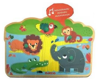 Obrázek produktu pro Djeco-Zvukové puzzle: Baobab