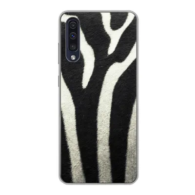 Produktbild von MuchoWow® Handyhülle Schutzhülle Hülle für Samsung Galaxy A30s Tiermuster - Zebra - Schwarz - Weiß Silikon Softcase Handy Hülle - Karteninhaber