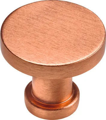Produktbild von Möbelknopf Alu kupfer gebürstet ØxH 26/24 mm