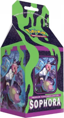 Produktbild von Pokemon Sophora Premium Turnierkollektion (deutsch) - 7 Booster Packs