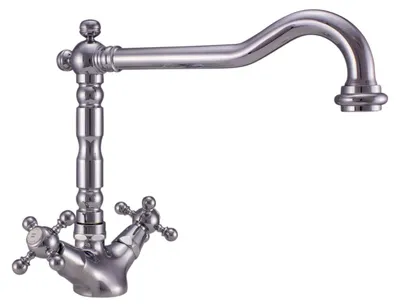 Immagine prodotto di PB Rubinetto da cucina in stile retrò V1910 Cromo