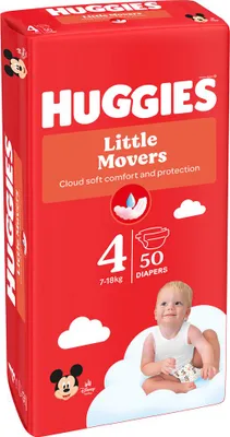 Produktbild von HUGGIES Windeln Babybedarf Ultra Komfort Größe 4 Schutz und Sicherheit bis 18 Kilogramm