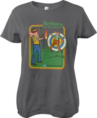 Produktbild von Archery For Beginners Girly Tee - X-Large - DarkGrey