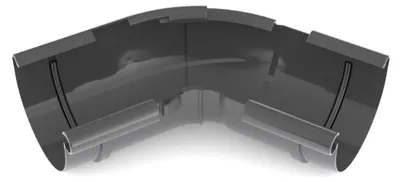 Zdjęcie produktu dla Narożnik wewnętrzny z regulacją kąta od 120° do 145° grafit System 125