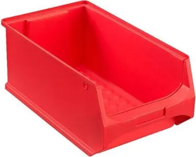 Produktbild von Rote Sichtlagerbox 4.0 | HxBxT 15x20x35cm | 7,2 Liter | Sichtlagerbehälter, Sichtlagerkasten, Sichtlagerkastensortiment, Sortierbehälter