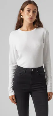 Produktbild von Vero Moda Roma Langarm-t-shirt Beige L Frau Beige L