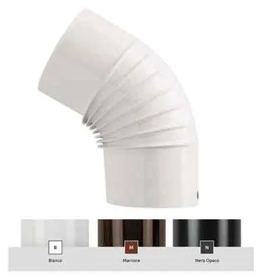 Obrázok produktu pre Lakované koleno 45° „CLASSIC“ Ø 80 mm – farba: hnedá