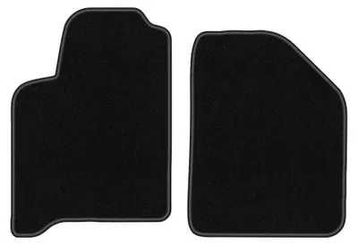Produktbild von Velours-Fußmatten Vorne für Renault Scenic I 1996-2003 (Minivan) – 2-tlg, Schwarz, passgenau – Wielganizator BASIC