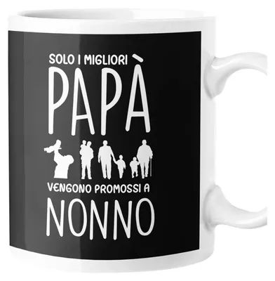 Tasse aus Keramik, 11 oz, weiß, mit Aufdruck, spülmaschinenfest