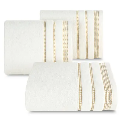 Produktbild von Eurofirany 396927, 70 x 140 cm, Baumwolle, Polyester, Cremefarben, 1 Stück(e)
