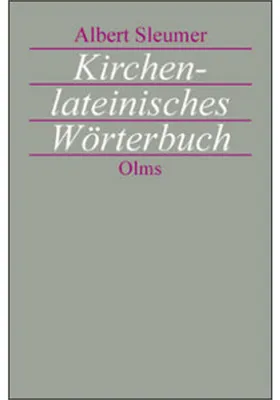 Image de Kirchenlateinisches Wörterbuch