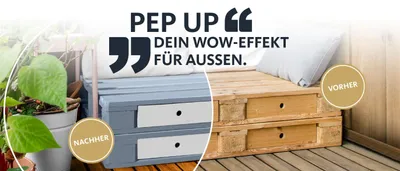 Produktbild von Schöner Wohnen Pep Up Outdoorfarbe Möbel & Spielgeräte Holzfarbe 1 Liter Außen