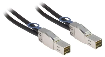 Zdjęcie produktu dla Inter-Tech 1m 2xSFF 8644, 1 m, SFF 8644, SFF 8644, Męska/Męska, Czarny, 120 g