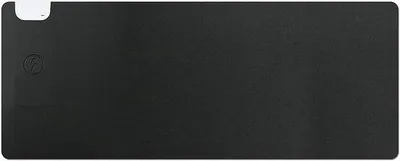 Productafbeelding van XXL muismat, Kunstlederen bureau-onderlegger, 80 x 32 cm, zwart