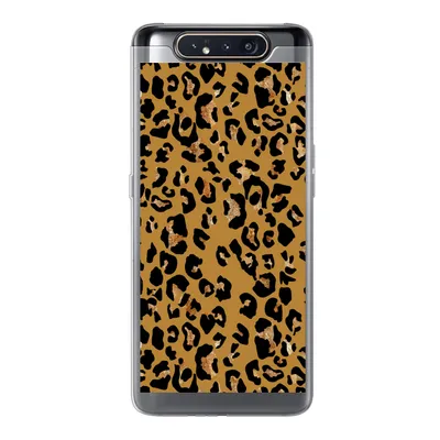Produktbild von MuchoWow® Handyhülle Schutzhülle Hülle für Samsung Galaxy A80 Pantherdruck - Gelb - Gold Silikon Softcase Handy Hülle - Schutzdeckel