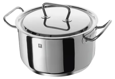Produktbild von Zwilling TWIN Classic 66583-240 Kochtopf inkl. Deckel, Edelstahl, 24 cm Durchmesser, Induktionsherd-geeignet