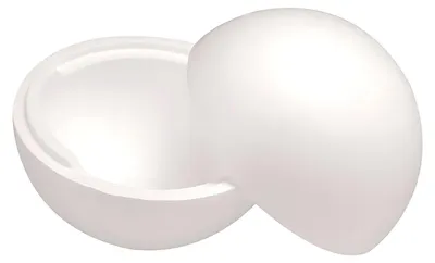 Produktbild von GLOREX Styroporkugel teilbar 20 cm