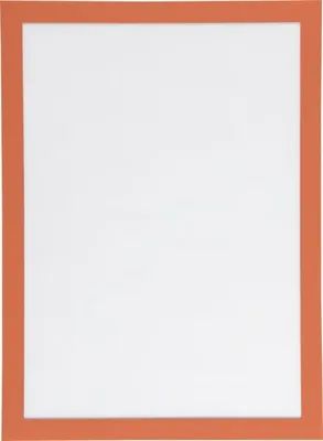 Produktbild von DURABLE Magnetrahmen DURAFRAME MAGNETIC, orange, magnetisch, DIN A4, 5/VE