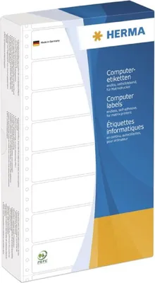 Immagine prodotto di HERMA  8072 HERMA Computeretiketten endlos, 147,32 x 99,2 mm, 1-bahnig
