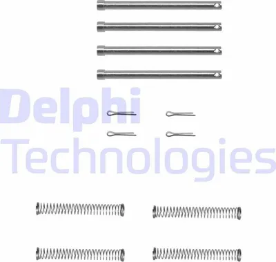 Image de DELPHI kit de plaquettes de frein LX0097
