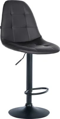 Produktbild von CLP Barhocker Elmore Kunstleder schwarz Material Gestell Metall matt schwarz