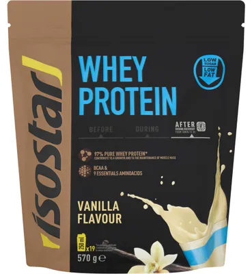Productafbeelding van Isostar Whey Protein Vanilla (570 gr)
